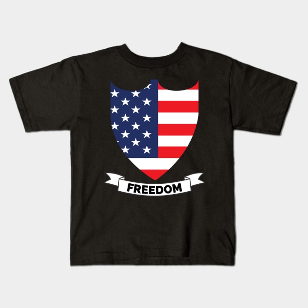 Veterans day, freedom, is not free, lets not forget, lest we forget, millitary, us army, soldier, proud veteran, veteran dad, thank you for your service Kids T-Shirt by Famgift